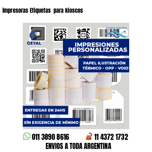 impresoras Etiquetas  para kioscos
