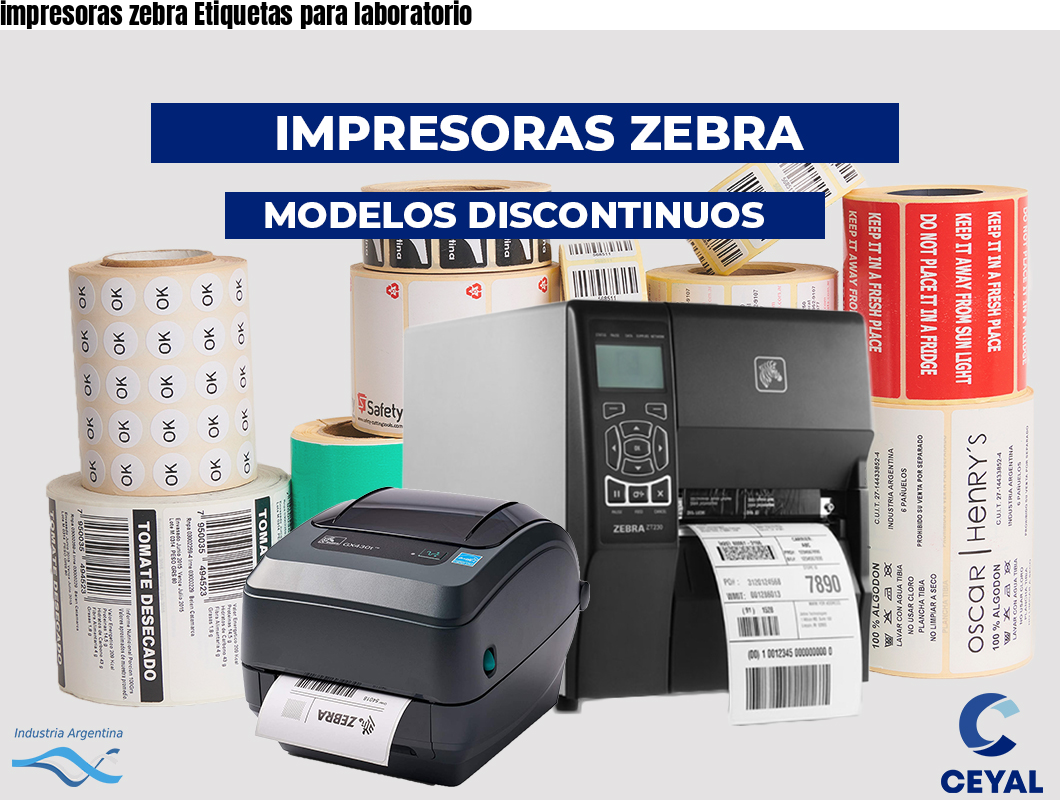 impresoras zebra Etiquetas para laboratorio