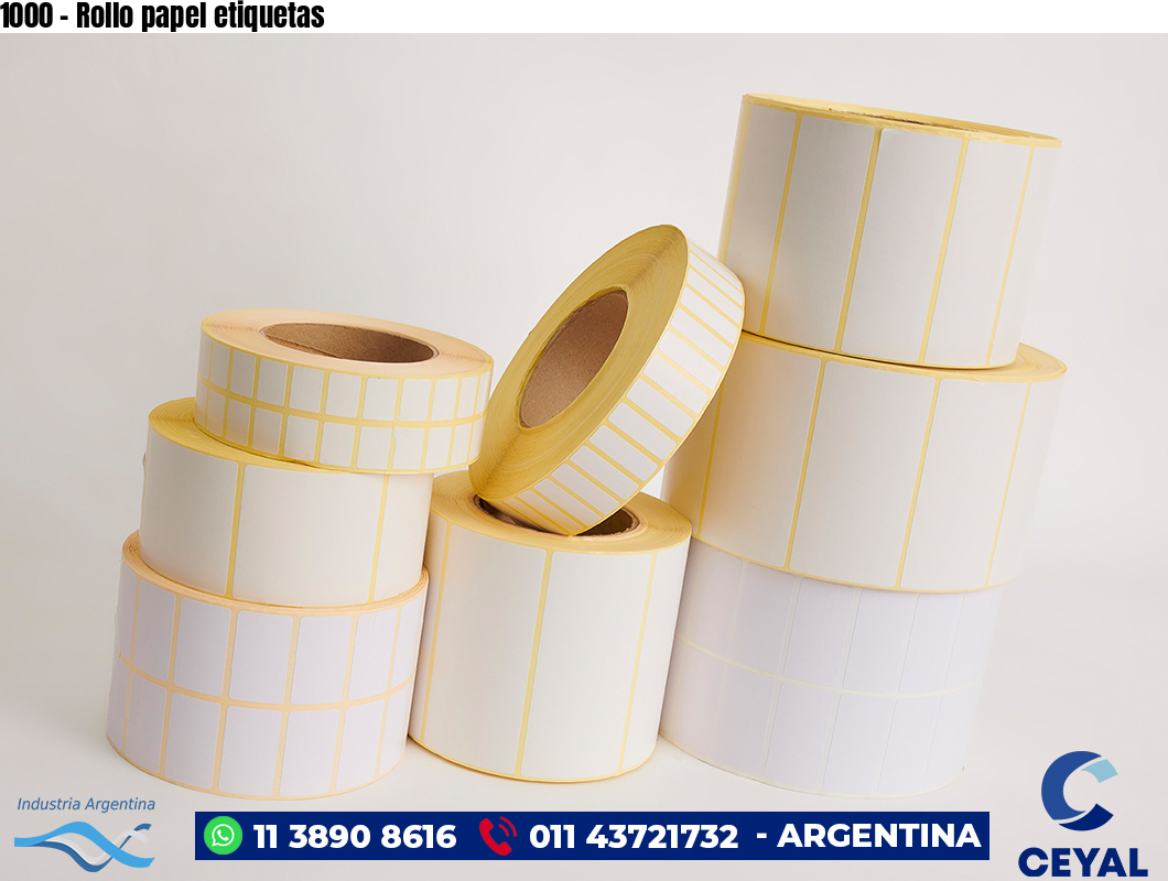 1000 – Rollo papel etiquetas