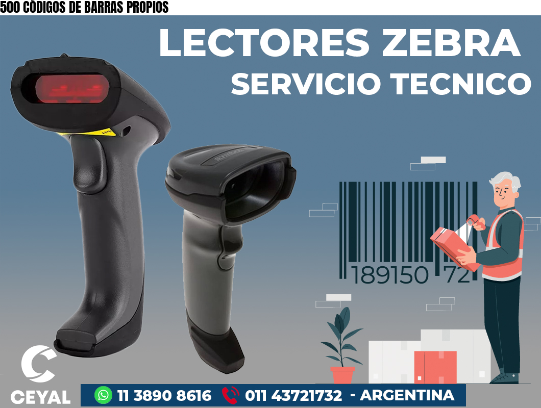 500 CÓDIGOS DE BARRAS PROPIOS