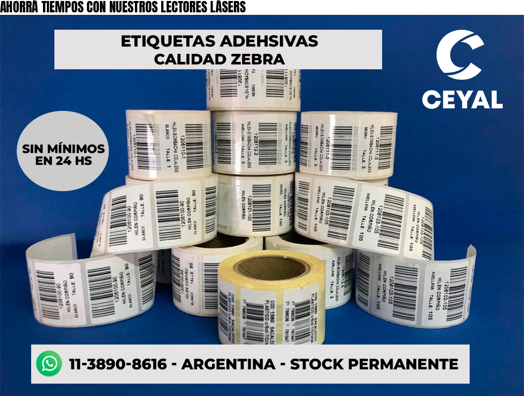 AHORRÁ TIEMPOS CON NUESTROS LECTORES LÁSERS