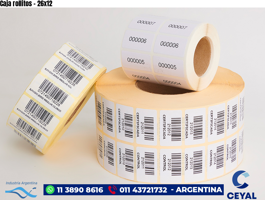 Caja rollitos - 26x12