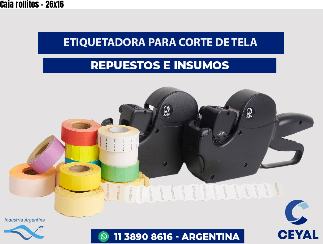 Caja rollitos - 26x16