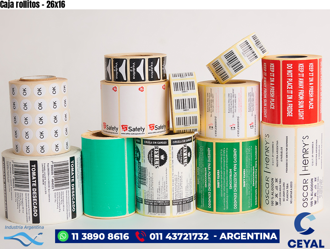 Caja rollitos - 26x16