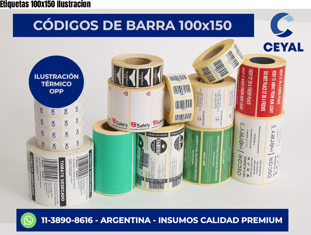 Etiquetas 100×150 Ilustracion