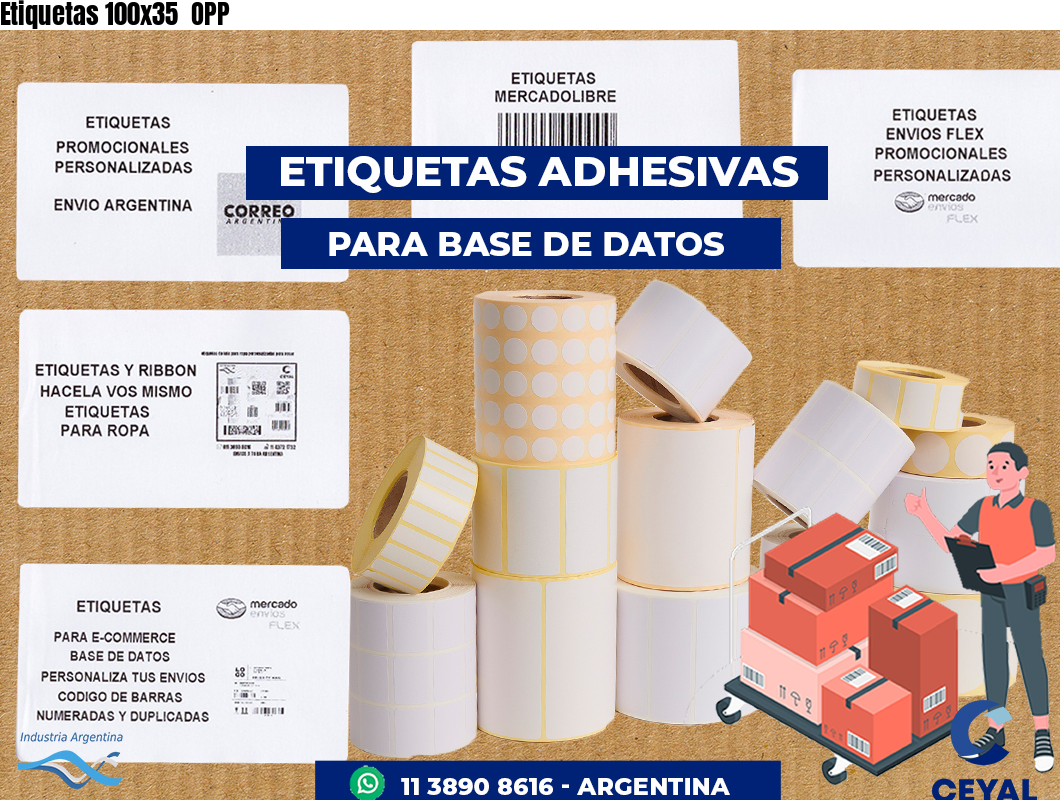 Etiquetas 100x35 OPP