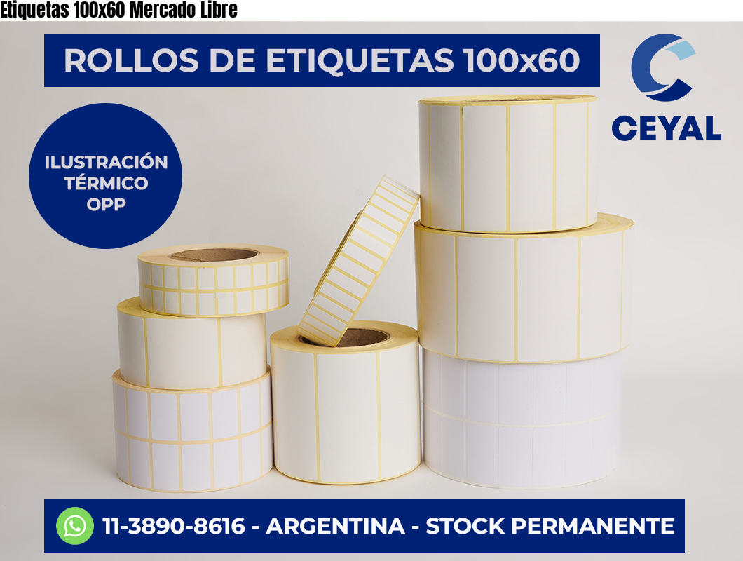 Etiquetas 100×60 Mercado Libre