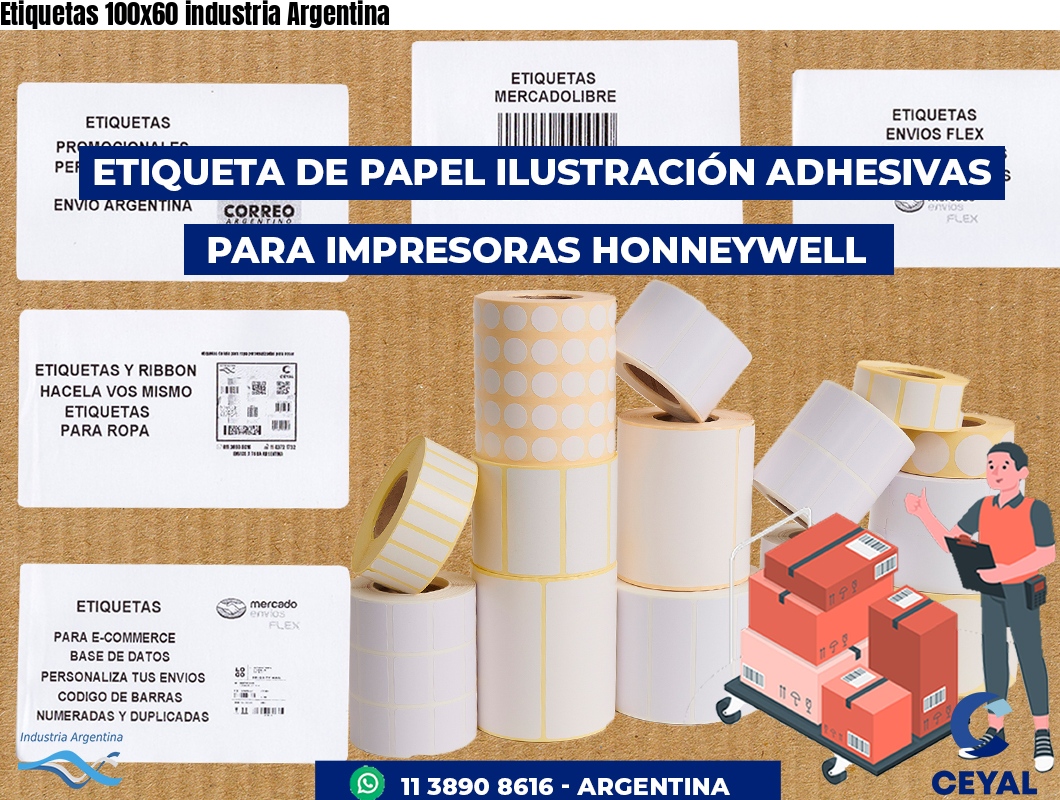 Etiquetas 100x60 industria Argentina