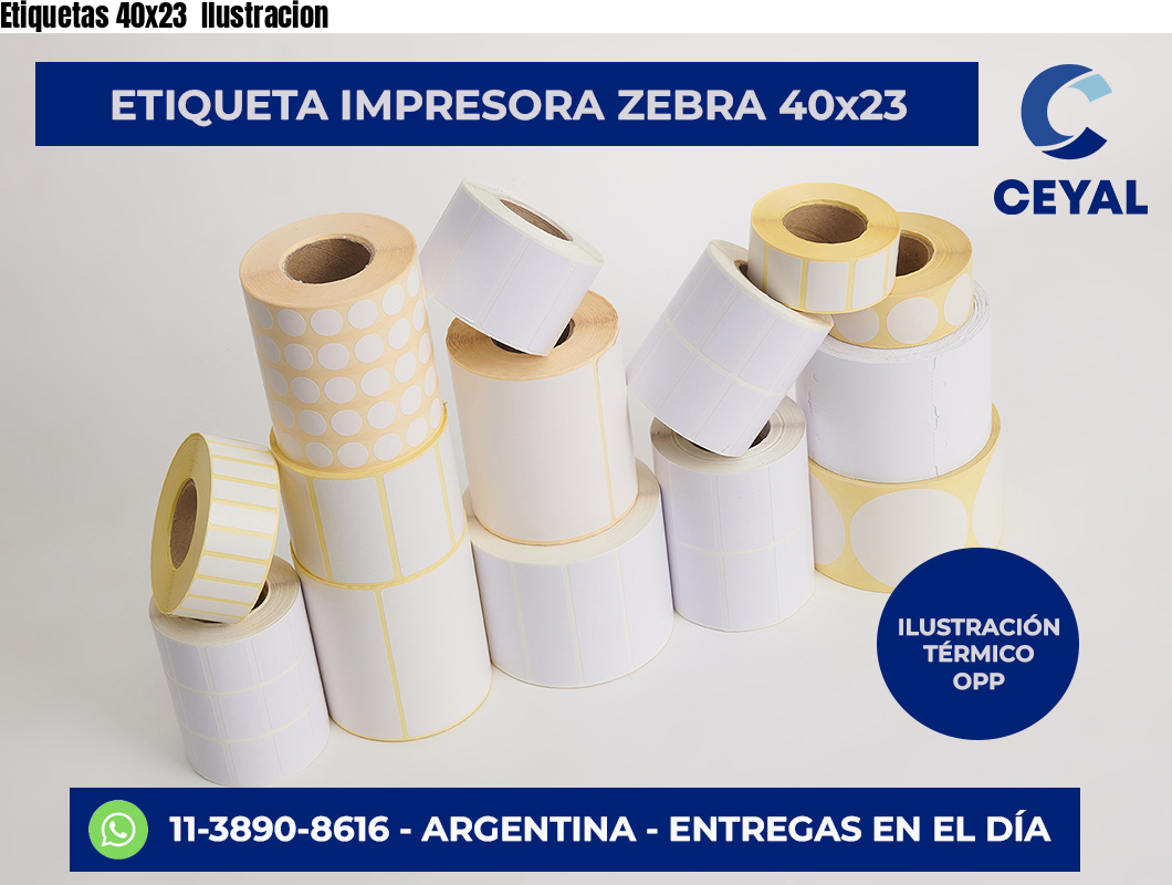 Etiquetas 40×23  Ilustracion