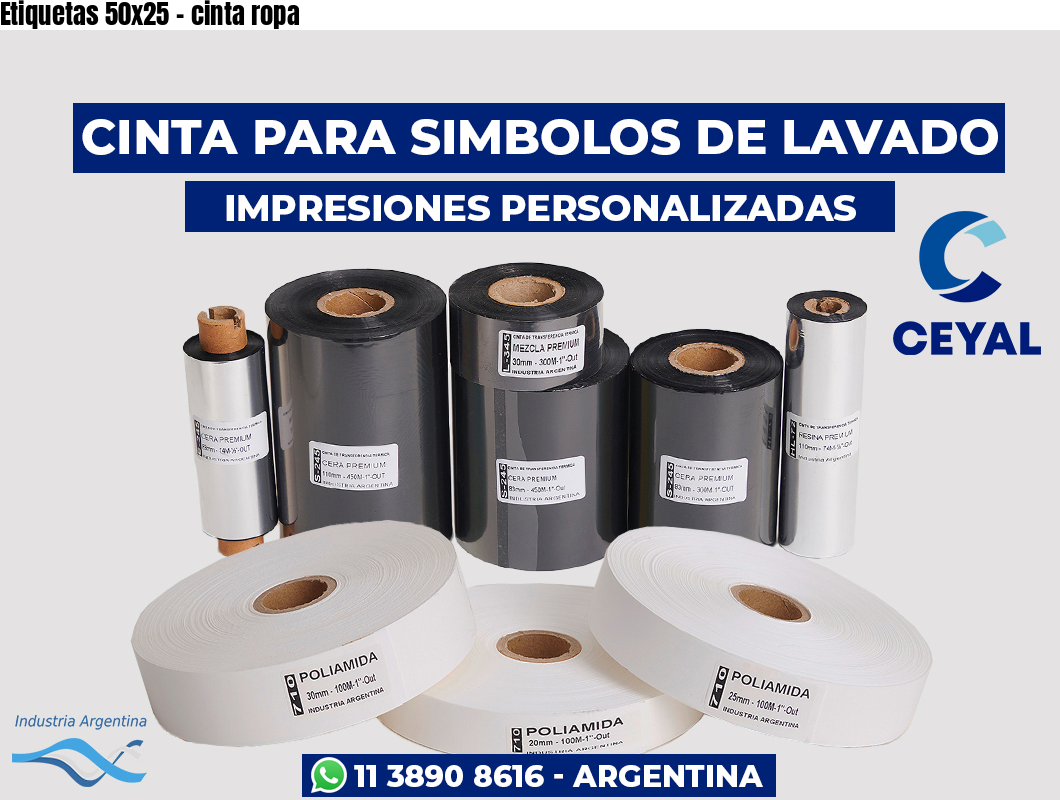 Etiquetas 50×25 – cinta ropa