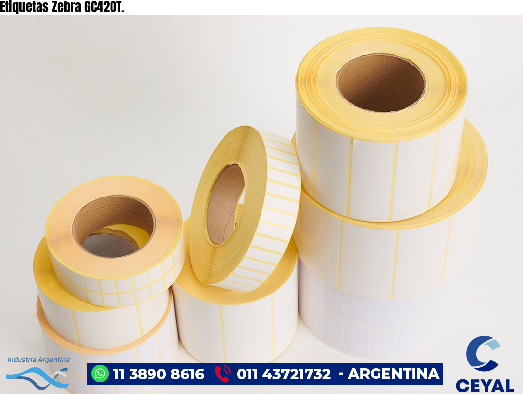 Etiquetas Zebra GC420T.