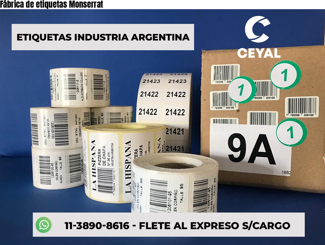 Fábrica de etiquetas Monserrat