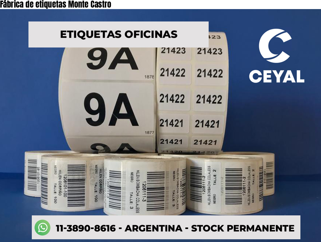 Fábrica de etiquetas Monte Castro