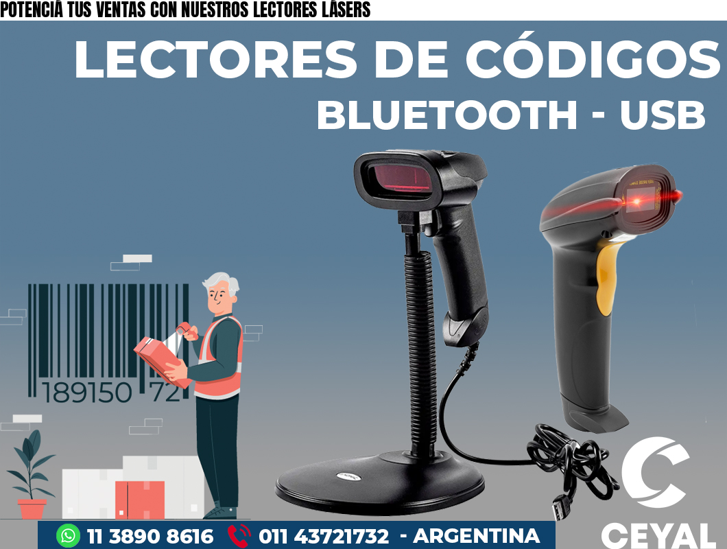 POTENCIÁ TUS VENTAS CON NUESTROS LECTORES LÁSERS