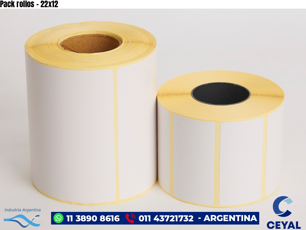Pack rollos - 22x12