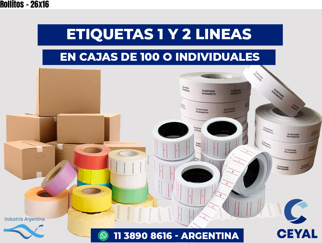 Rollitos - 26x16