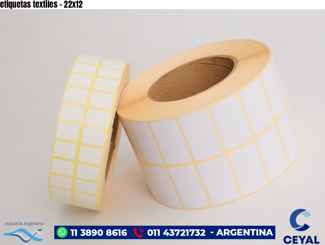 etiquetas textiles - 22x12