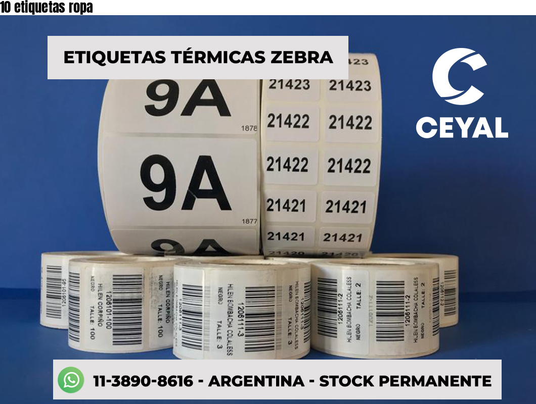 10 etiquetas ropa