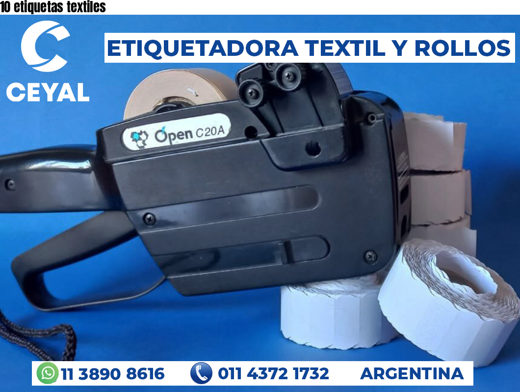 10 etiquetas textiles