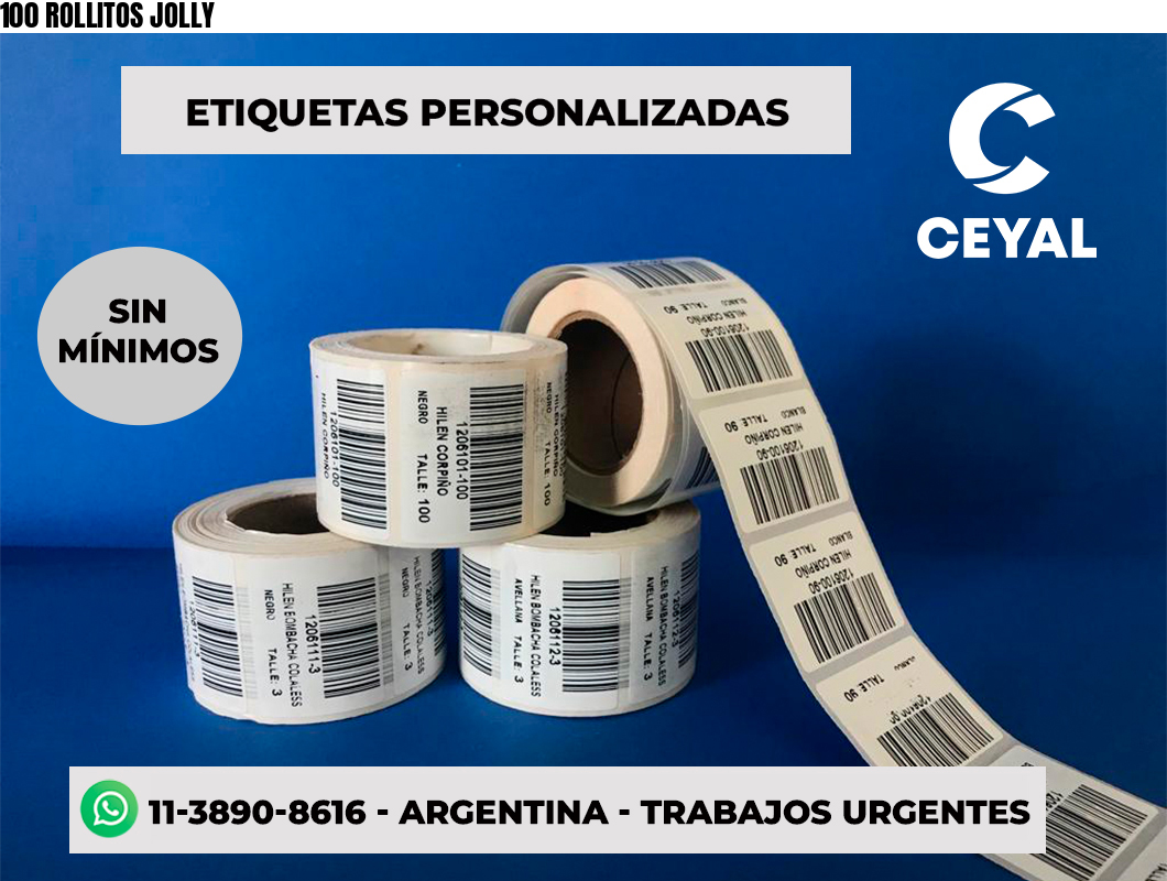100 ROLLITOS JOLLY