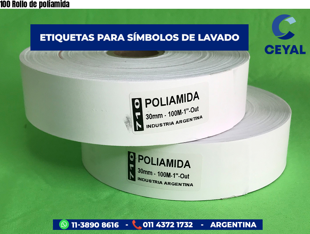 100 Rollo de poliamida