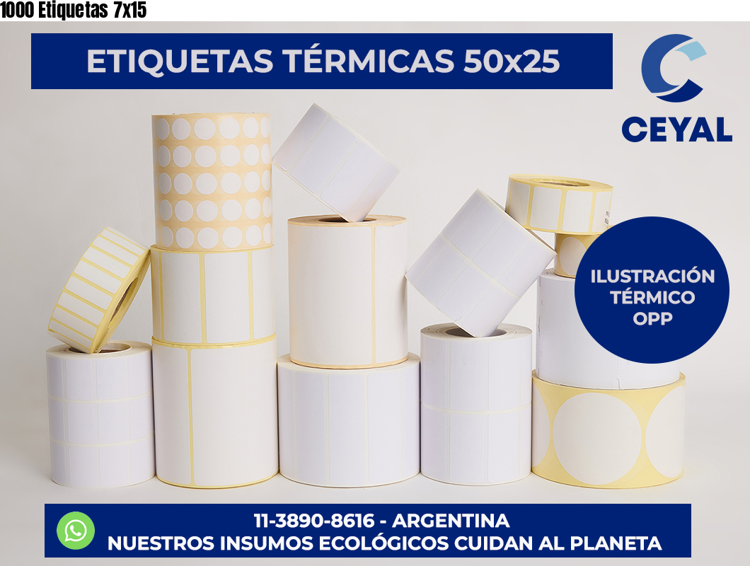 1000 Etiquetas 7×15