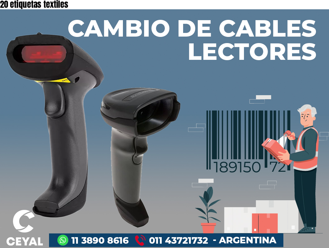 20 etiquetas textiles