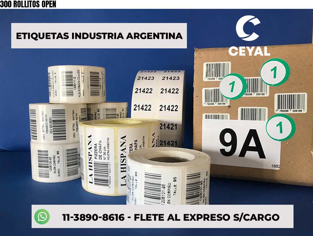 300 ROLLITOS OPEN