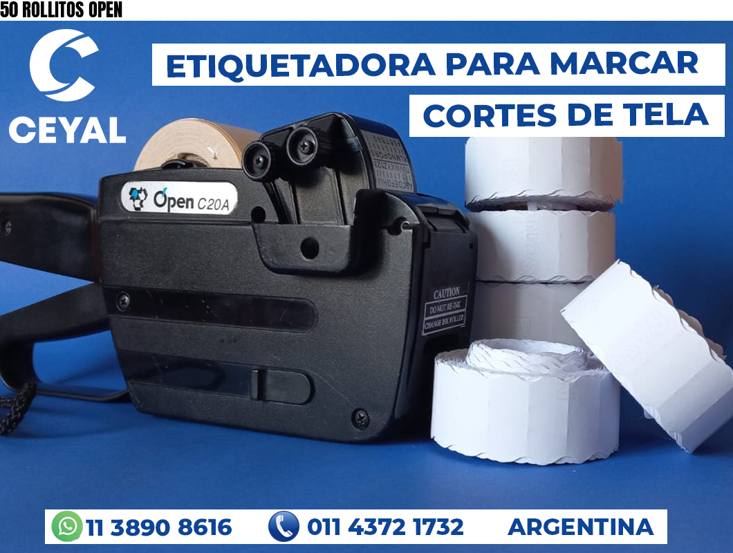 50 ROLLITOS OPEN