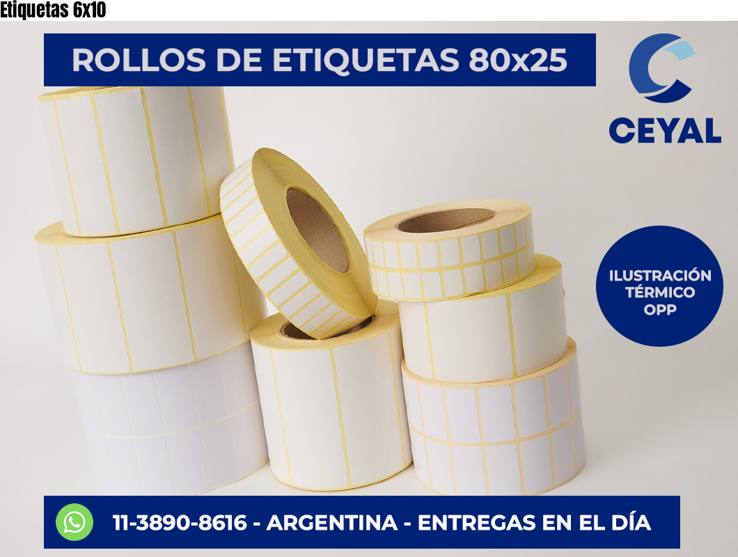 Etiquetas 6×10