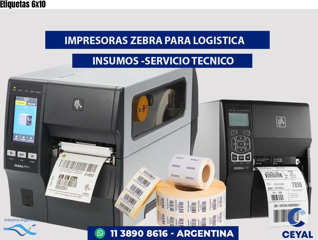 Etiquetas 6x10