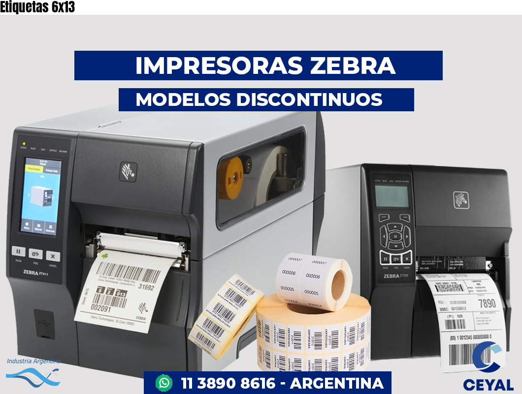 Etiquetas 6x13
