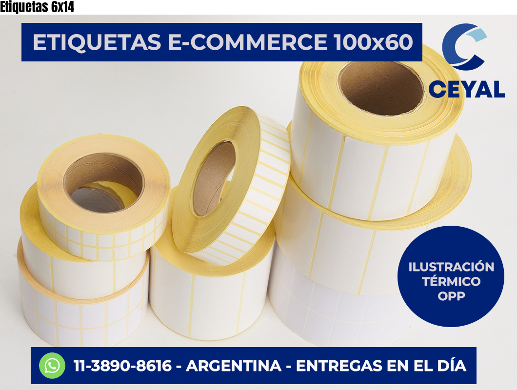 Etiquetas 6×14