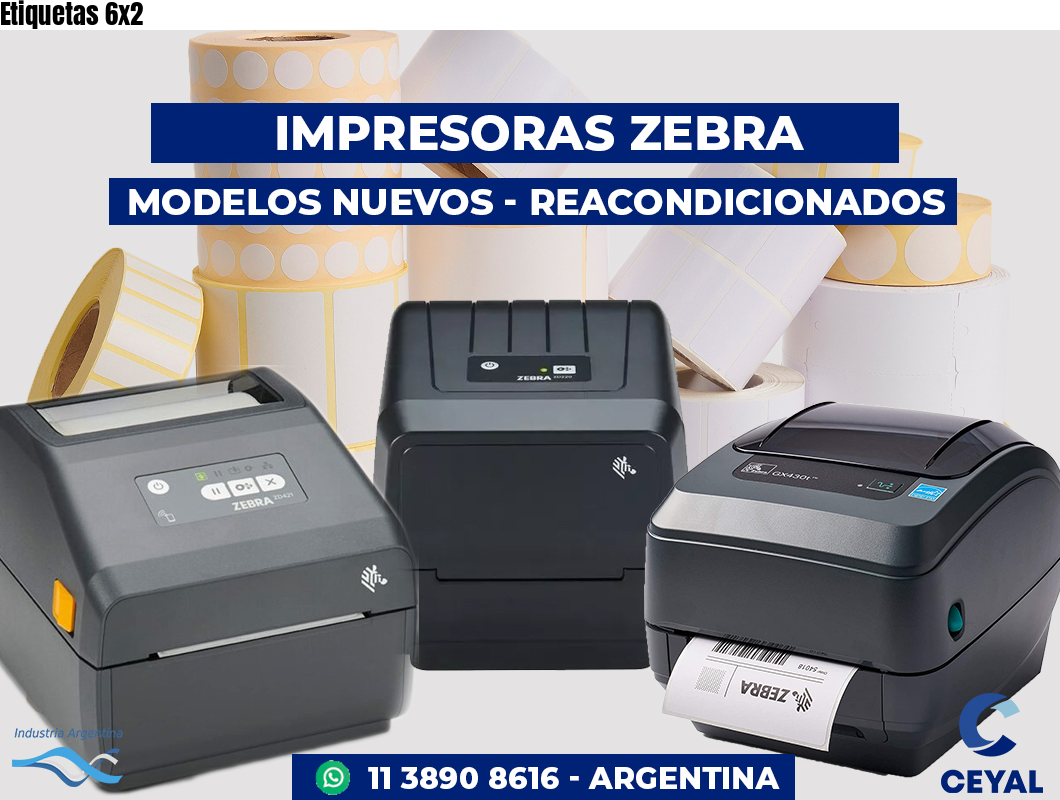 Etiquetas 6x2
