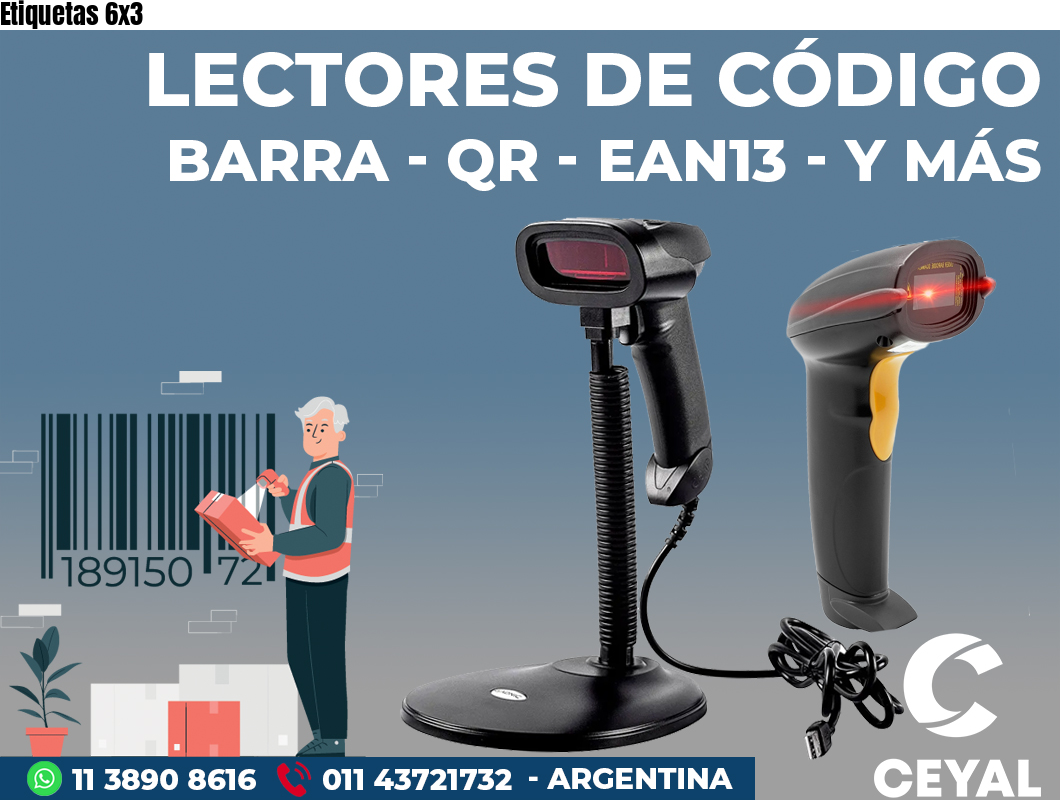 Etiquetas 6x3