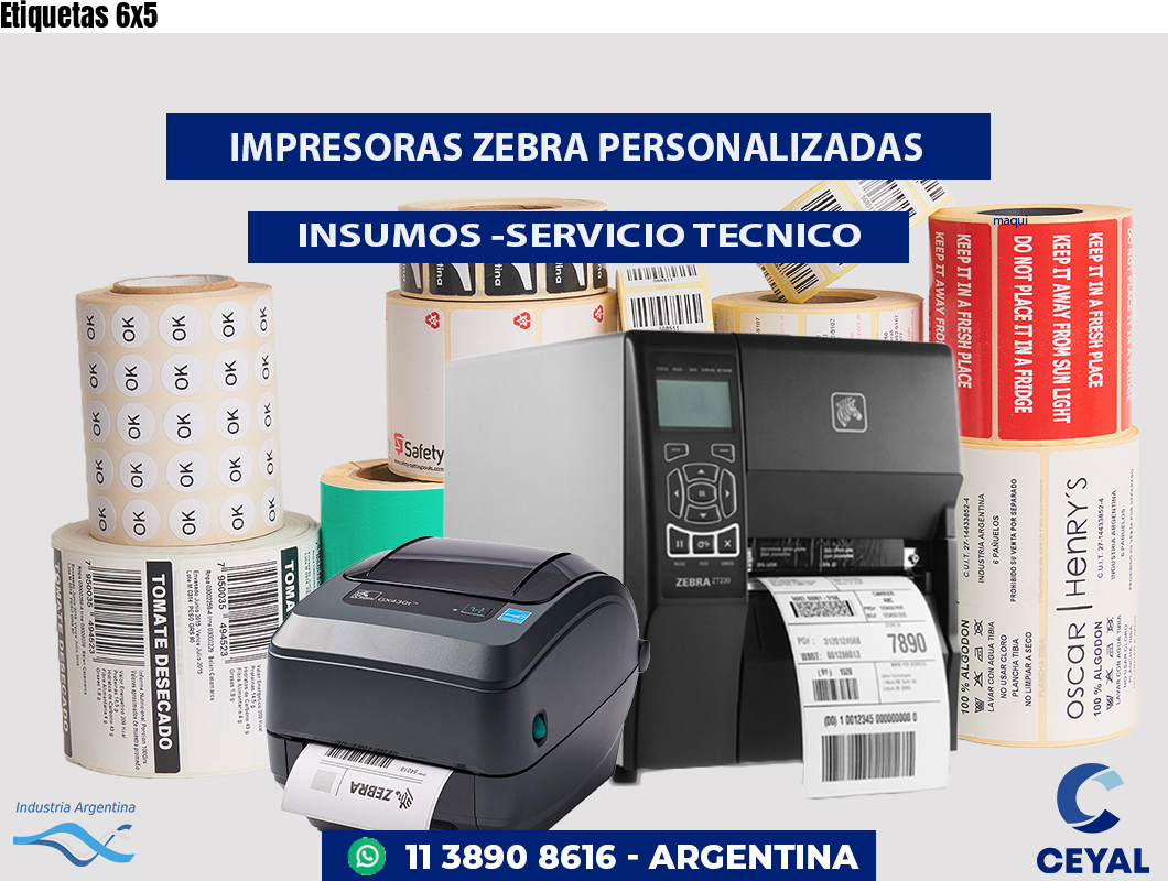 Etiquetas 6x5