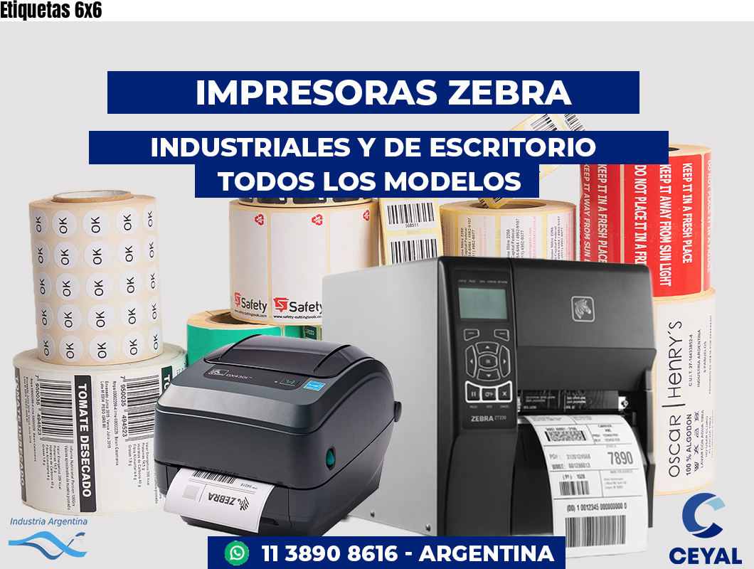 Etiquetas 6x6