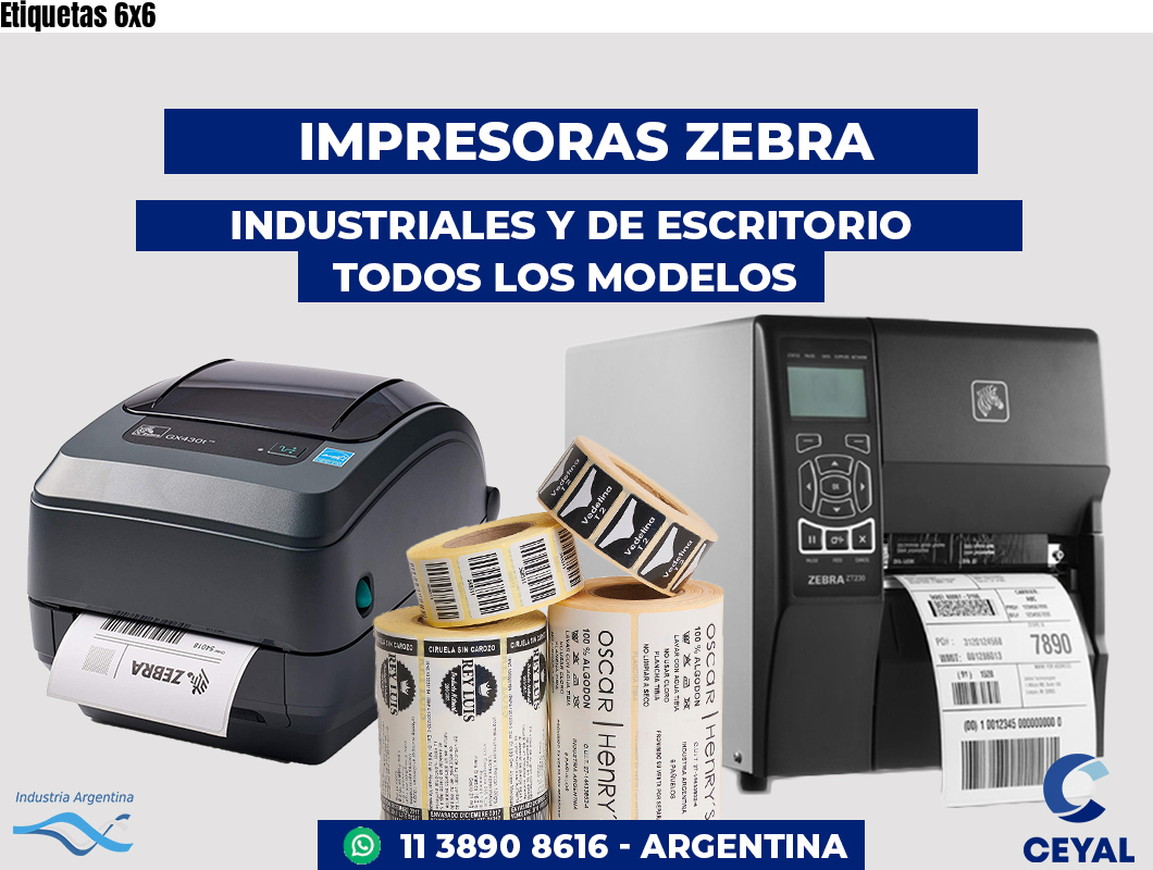Etiquetas 6x6
