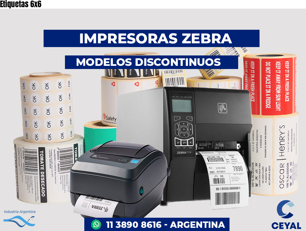 Etiquetas 6x6