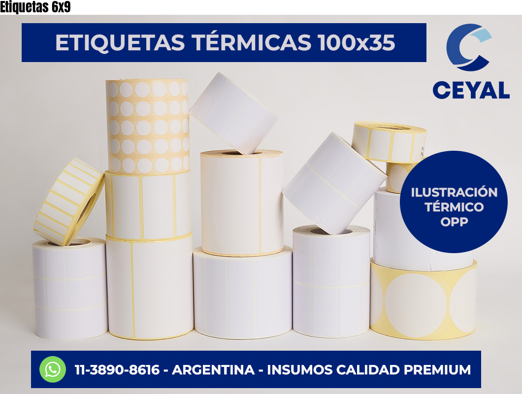 Etiquetas 6×9