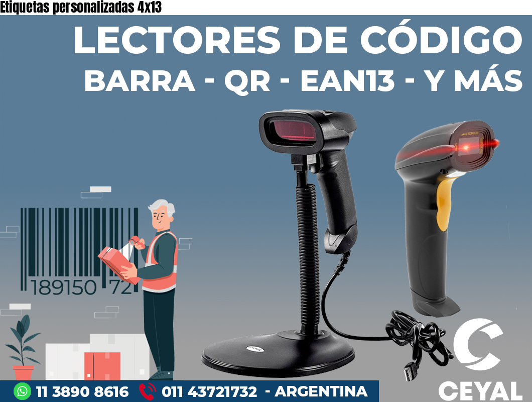 Etiquetas personalizadas 4x13