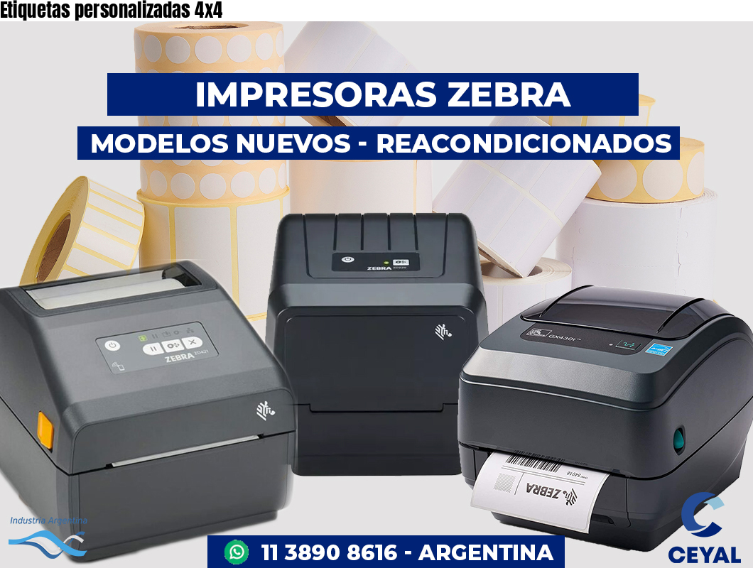 Etiquetas personalizadas 4x4