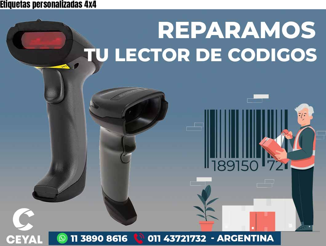 Etiquetas personalizadas 4x4