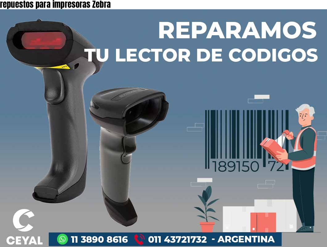 repuestos para impresoras Zebra