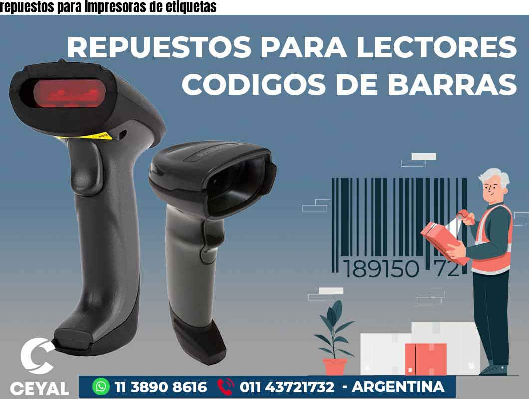 repuestos para impresoras de etiquetas
