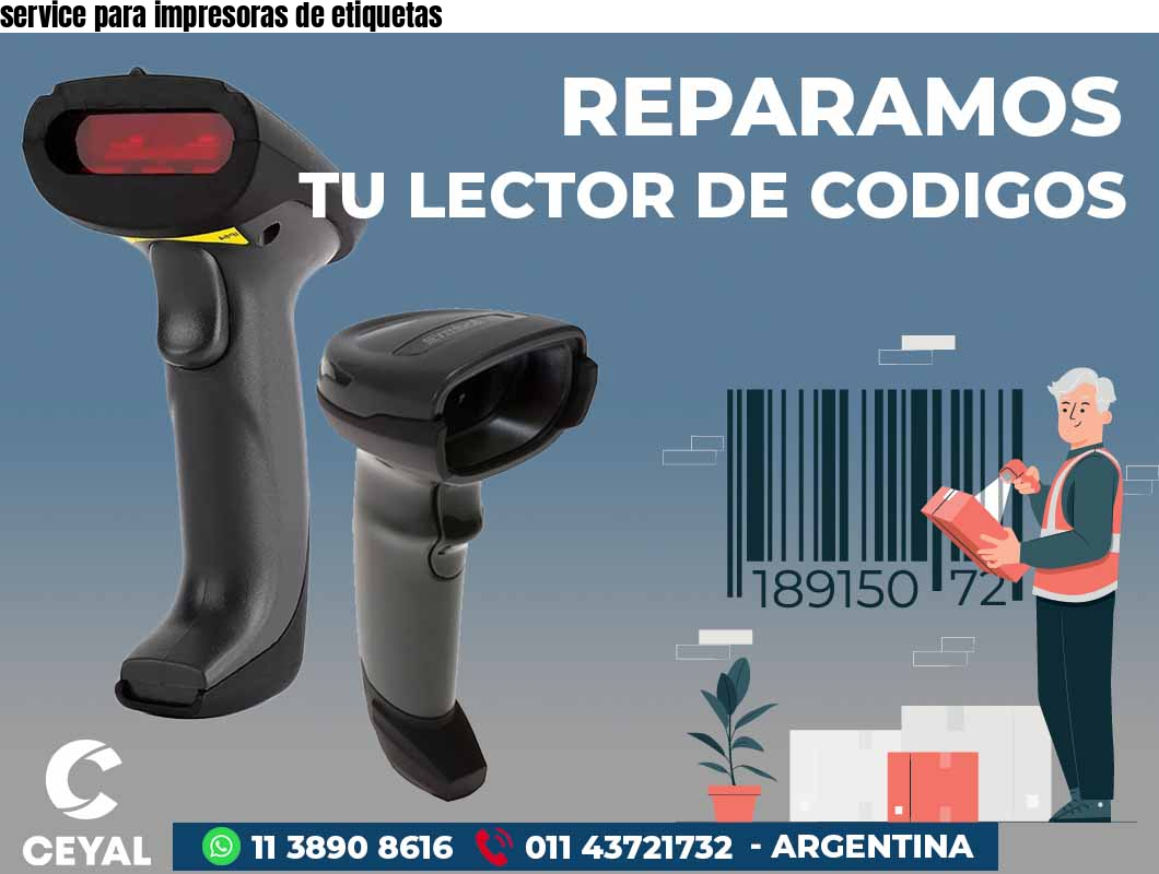 service para impresoras de etiquetas
