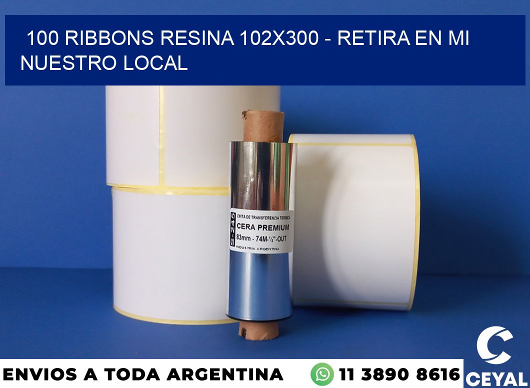 100 Ribbons resina 102x300 - retira en mi nuestro local