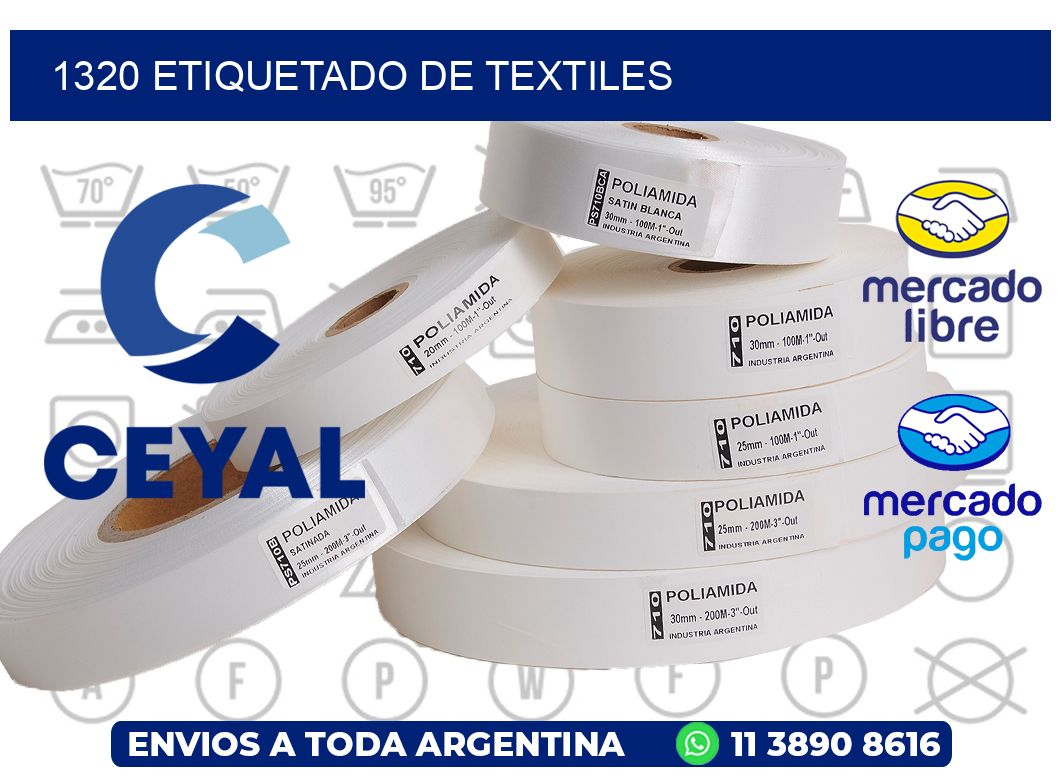 1320 Etiquetado de textiles