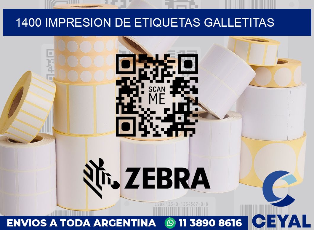 1400 Impresion de etiquetas galletitas