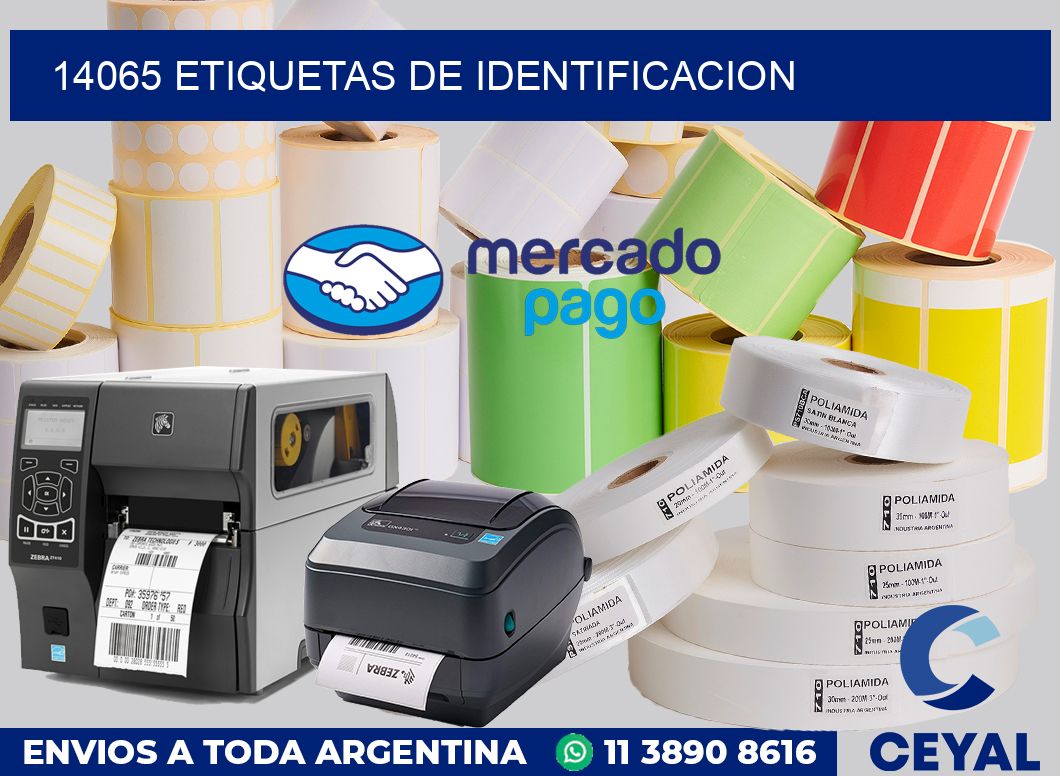 14065 Etiquetas de identificacion
